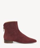 Lucky Brand Lucky Brand Women's Glanshi Flats Bootie Merlot Size 5 Leather From Sole Society