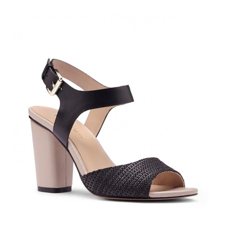 Sole Society Sole Society Caddie Block Heel Sandal - Black-5.5