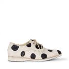 Rollie Rollie Derby Pony Hair Sneaker - Beige Black Spot Pony-5