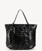 Sole Society Sole Society Adrina Vegan Tote Black Leather