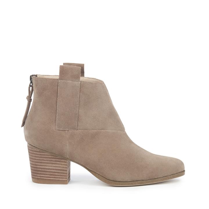 Sole Society Sole Society Oskar Pull Tab Bootie - Taupe-5