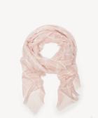 Sole Society Women's Lightweight Window Pane Scarf Blush Cotton From Sole Society