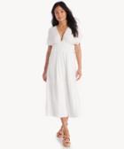 Astr Astr Women's Sierra Dress In Color: White Taupe Stripe Size Xs From Sole Society