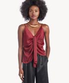 Astr Astr Women's Gina Top In Color: Cabernet Size Xs From Sole Society