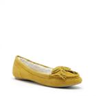 Sole Society Sole Society Pari Suede Moccasin - Mustard-7.5