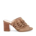 Sole Society Sole Society Frannie Ruffle Mule - Taupe