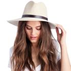 Sole Society Sole Society Straw Sunhat With Band - Ivory