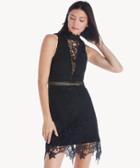 Astr Astr Women's Felicity Dress In Color: Black Size Large From Sole Society