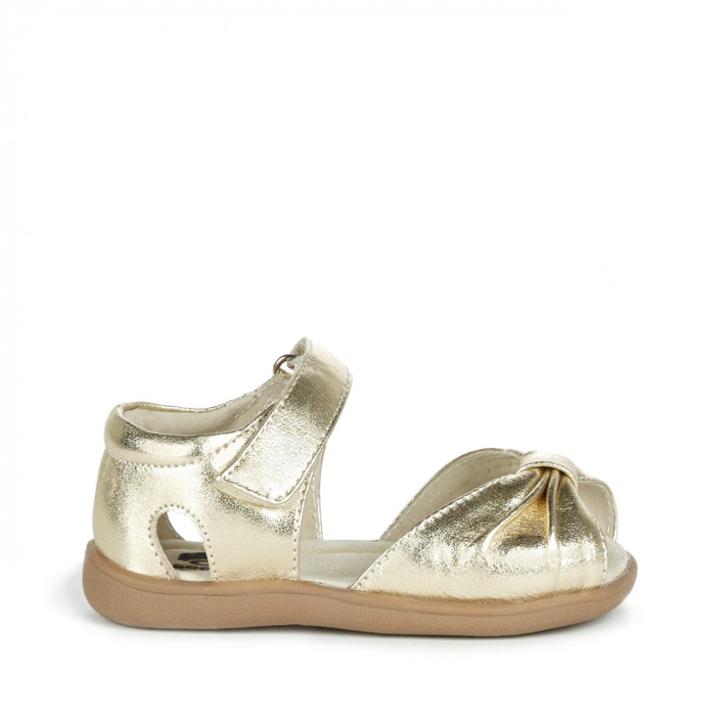 See Kai Run See Kai Run Avianna Metallic Sandal - Gold-6t