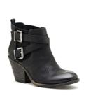 Sole Society Sole Society Maris Stacked Heel Buckle Bootie - Black