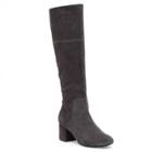 Sole Society Sole Society Kaedee Block Heel Tall Boot - Charcoal-5