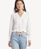 Dra Dra Women's Sidney Top In Color: Ivory Stucco Size Xs From Sole Society