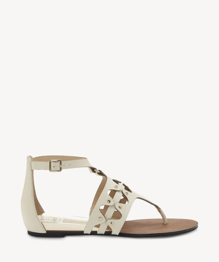 Vince Camuto Vince Camuto Arlanian Flats Sandals Vanilla Size 5 Leather From Sole Society