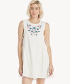 Moon River Moon River Floral Embroidery Sleeveless Dress