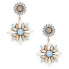 Sole Society Sole Society Starburst Drop Earrings - Crystal