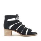 Sole Society Sole Society Leigh Cage Lace-up Sandal - Black