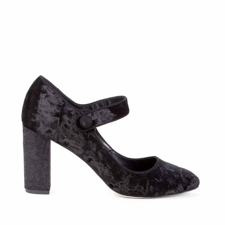 Sole Society Sole Society Cosima Block Heel Mary Jane - Black