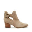 Sole Society Sole Society Olive Cut-out Bootie - Coffee