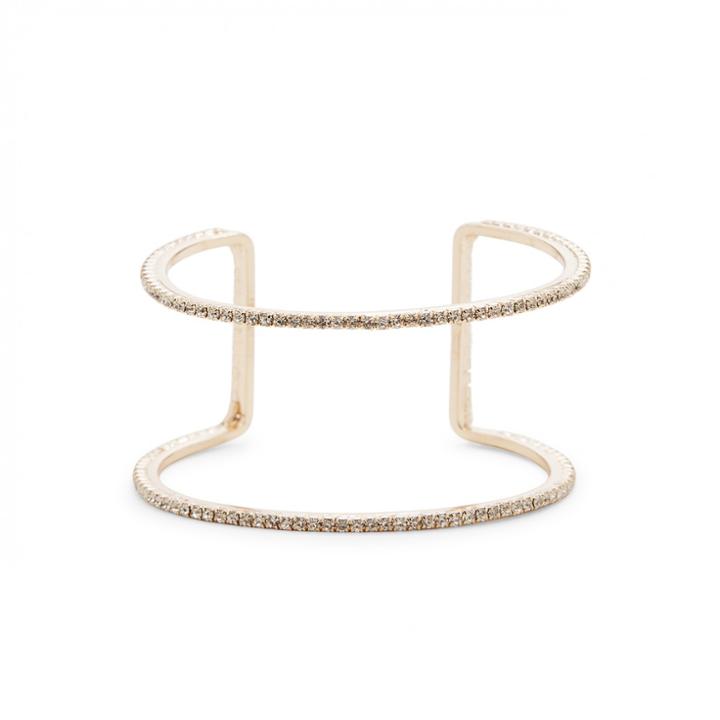 Sole Society Sole Society Pave Crystal Cuff - Gold
