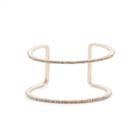 Sole Society Sole Society Pave Crystal Cuff - Gold