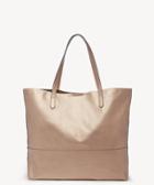 Sole Society Women's Inell Tote Vegan Rose Gold Vegan Leather From Sole Society