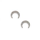 Sole Society Sole Society Crescent Studs - Silver-one Size