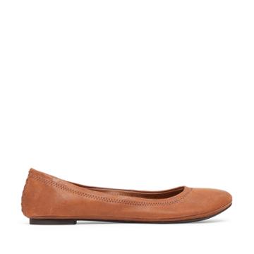 Lucky Brand Lucky Brand Emmie Foldable Ballet Flat - Bourbon-6