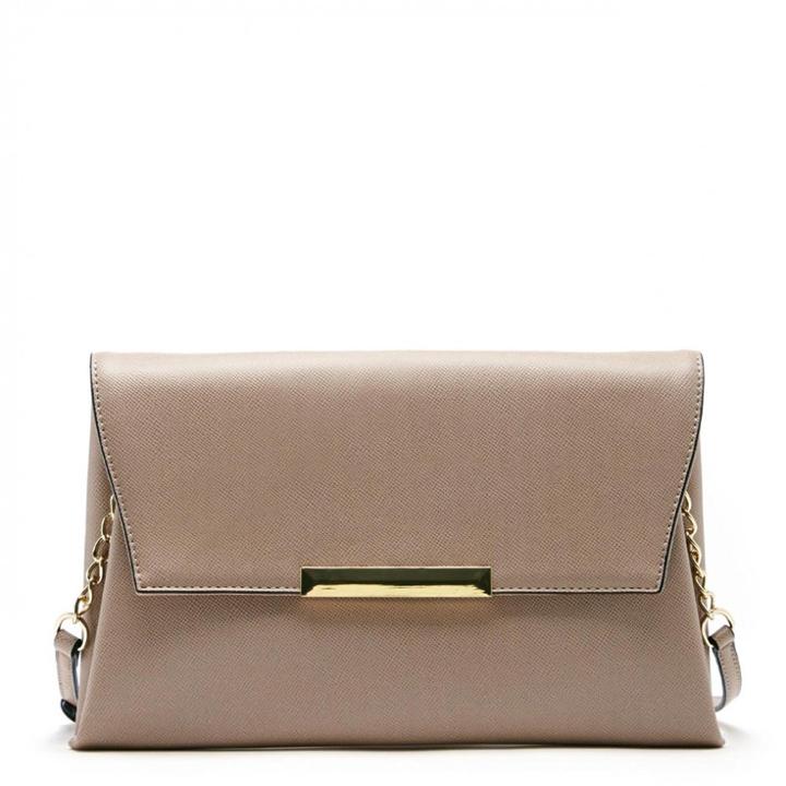 Sole Society Sole Society Vaughn Textured Envelope Clutch - Blush-one Size
