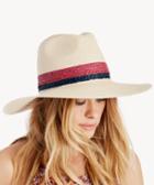 Sole Society Sole Society Wide Brim Straw Hat With Raffia Band Natural One Size Os