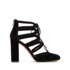 Vince Camuto Vince Camuto Shavona Lace Up Block Heel - Black-6