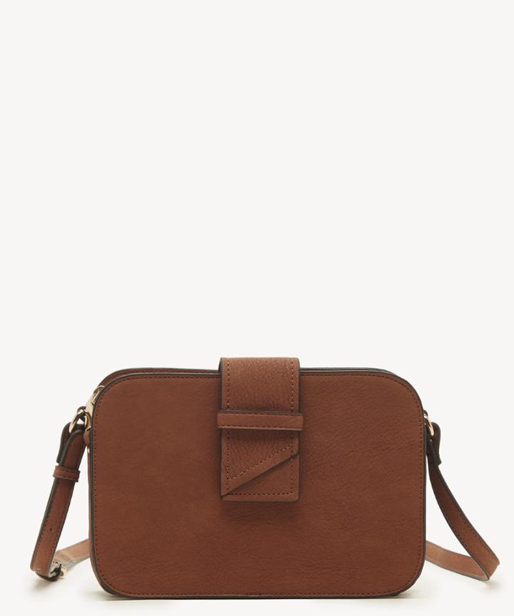 Sole Society Women's Valah Crossbody Bag Convertible Cognac Faux Leather From Sole Society
