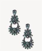 Sole Society Sole Society Graffiti Chandelier Earrings Black Multi One Size Os