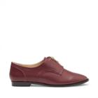 Sole Society Sole Society Nirvana Zipper Loafer - Cranberry-7