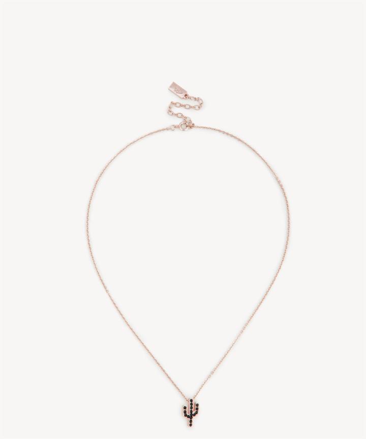 Sole Society Sole Society Cactus Necklace Rose Gold One Size