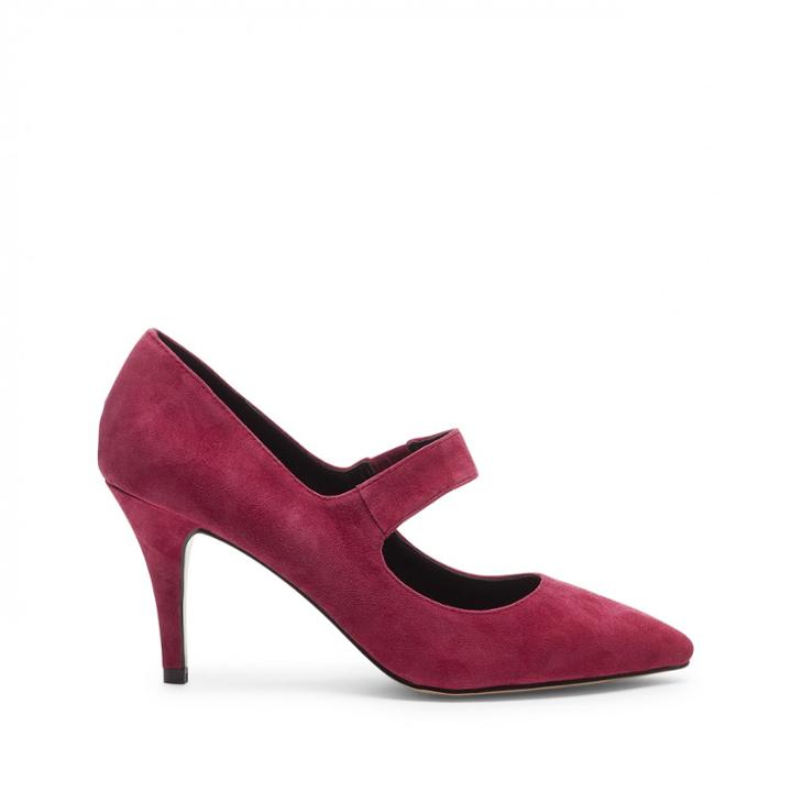 Sole Society Sole Society Deven Mary Jane Pump - Dark Red-6.5