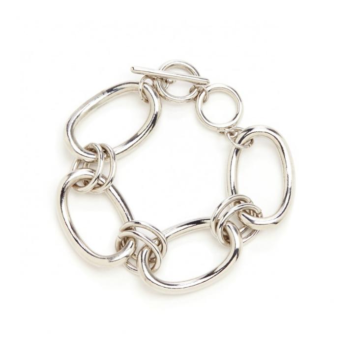 Sole Society Sole Society Oversize Link Bracelet - Silver-one Size