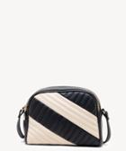 Sole Society Women's Linza Crossbody Bag Mixed Material Black Cream From Sole Society