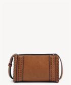 Sole Society Sole Society Destin Crossbody Bag In Color: Vegan Whipstitch Cognac Leather