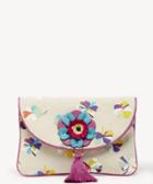 Vince Camuto Vince Camuto Women's Ree Clutch Natural Floral From Sole Society