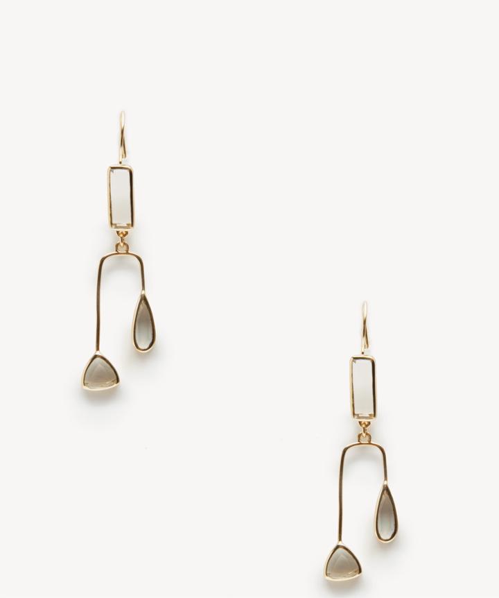 Sole Society Women's French Wire Dangle Earrings Emerald One Size From Sole Society