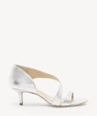 Imagine Imagine Women's Karlyn Low Heels Sandals Platinum Size 10 Satin From Sole Society