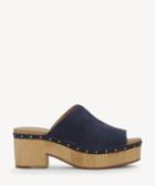 Lucky Brand Lucky Brand Women's Simbrenna Platform Sandals Indigo Size 5 Suede From Sole Society