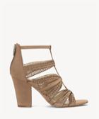 Vince Camuto Vince Camuto Women's Nizana Strappy Sandals Amendoa Size 6 Leather From Sole Society