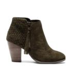 Sole Society Sole Society Zada Woven Ankle Bootie - Khaki
