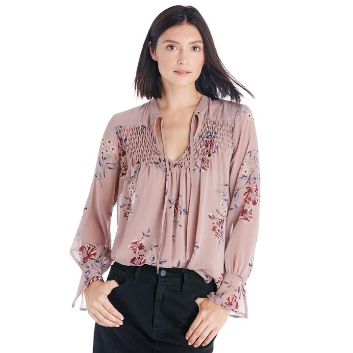 Astr Astr Monique Top - Mauve Multi Floral