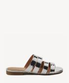 Coconuts By Matisse Coconuts By Matisse Perry Strappy Slides Silver Size 8 Synthetic From Sole Society