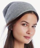Sole Society Women's Cashmere Beanie Hat Grey One Size From Sole Society