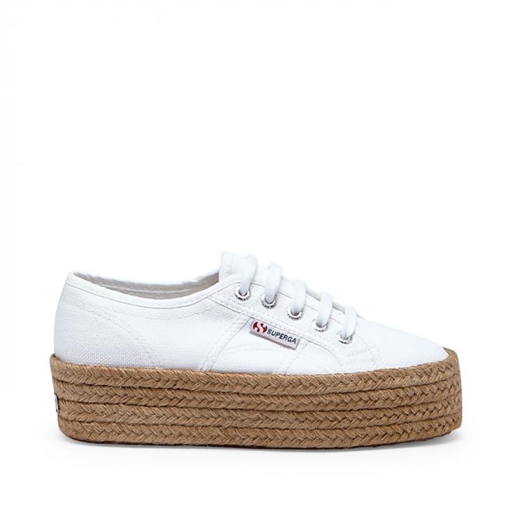Superga Superga 2790 Cotropew Platform Sneaker - White-5