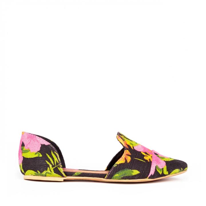 Sole Society Sole Society Mara Dorsay Flat - Black Hawaii-5.5