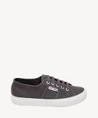Superga Superga Women's 2750 Cotu Classic Canvas Sneakers Dark Grey/white Size 6.5 From Sole Society